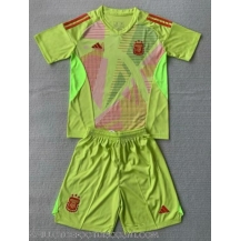 Maillot de football Réplique Argentine Gardien de but Extérieur Enfant Copa America 2024 Manche Courte (+ Pantalon court)