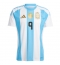 Maillot de football Réplique Argentine Julian Alvarez #9 Domicile Copa America 2024 Manche Courte