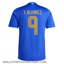 Maillot de football Réplique Argentine Julian Alvarez #9 Extérieur Copa America 2024 Manche Courte