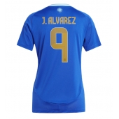 Maillot de football Réplique Argentine Julian Alvarez #9 Extérieur Femme Copa America 2024 Manche Courte