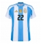 Maillot de football Réplique Argentine Lautaro Martinez #22 Domicile Copa America 2024 Manche Courte