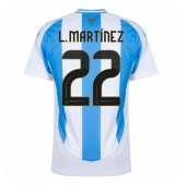 Maillot de football Réplique Argentine Lautaro Martinez #22 Domicile Copa America 2024 Manche Courte