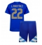 Maillot de football Réplique Argentine Lautaro Martinez #22 Extérieur Enfant Copa America 2024 Manche Courte (+ Pantalon court)