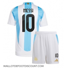 Maillot de football Réplique Argentine Lionel Messi #10 Domicile Enfant Copa America 2024 Manche Courte (+ Pantalon court)