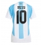 Maillot de football Réplique Argentine Lionel Messi #10 Domicile Femme Copa America 2024 Manche Courte