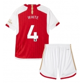 Maillot de football Réplique Arsenal Ben White #4 Domicile Enfant 2023-24 Manche Courte (+ Pantalon court)