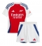 Maillot de football Réplique Arsenal Ben White #4 Domicile Enfant 2024-25 Manche Courte (+ Pantalon court)