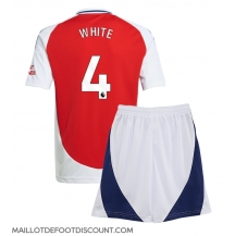 Maillot de football Réplique Arsenal Ben White #4 Domicile Enfant 2024-25 Manche Courte (+ Pantalon court)