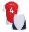 Maillot de football Réplique Arsenal Ben White #4 Domicile Enfant 2024-25 Manche Courte (+ Pantalon court)