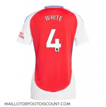 Maillot de football Réplique Arsenal Ben White #4 Domicile Femme 2024-25 Manche Courte