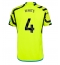 Maillot de football Réplique Arsenal Ben White #4 Extérieur 2023-24 Manche Courte