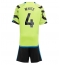 Maillot de football Réplique Arsenal Ben White #4 Extérieur Enfant 2023-24 Manche Courte (+ Pantalon court)