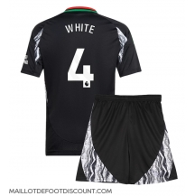 Maillot de football Réplique Arsenal Ben White #4 Extérieur Enfant 2024-25 Manche Courte (+ Pantalon court)