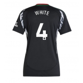 Maillot de football Réplique Arsenal Ben White #4 Extérieur Femme 2024-25 Manche Courte