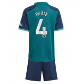 Maillot de football Réplique Arsenal Ben White #4 Troisième Enfant 2023-24 Manche Courte (+ Pantalon court)