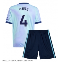 Maillot de football Réplique Arsenal Ben White #4 Troisième Enfant 2024-25 Manche Courte (+ Pantalon court)