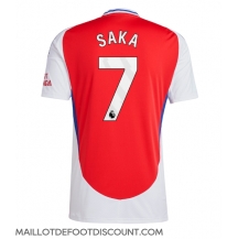 Maillot de football Réplique Arsenal Bukayo Saka #7 Domicile 2024-25 Manche Courte