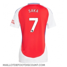 Maillot de football Réplique Arsenal Bukayo Saka #7 Domicile Femme 2024-25 Manche Courte