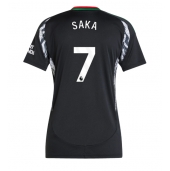 Maillot de football Réplique Arsenal Bukayo Saka #7 Extérieur Femme 2024-25 Manche Courte