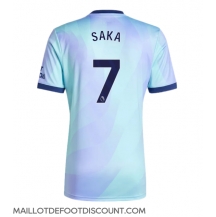 Maillot de football Réplique Arsenal Bukayo Saka #7 Troisième 2024-25 Manche Courte