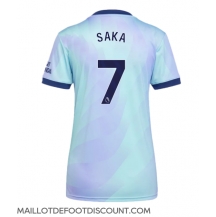 Maillot de football Réplique Arsenal Bukayo Saka #7 Troisième Femme 2024-25 Manche Courte