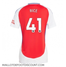 Maillot de football Réplique Arsenal Declan Rice #41 Domicile Femme 2024-25 Manche Courte