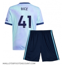 Maillot de football Réplique Arsenal Declan Rice #41 Troisième Enfant 2024-25 Manche Courte (+ Pantalon court)