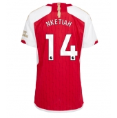 Maillot de football Réplique Arsenal Eddie Nketiah #14 Domicile Femme 2023-24 Manche Courte