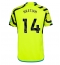 Maillot de football Réplique Arsenal Eddie Nketiah #14 Extérieur 2023-24 Manche Courte