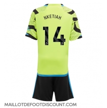 Maillot de football Réplique Arsenal Eddie Nketiah #14 Extérieur Enfant 2023-24 Manche Courte (+ Pantalon court)