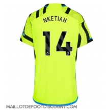 Maillot de football Réplique Arsenal Eddie Nketiah #14 Extérieur Femme 2023-24 Manche Courte