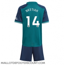 Maillot de football Réplique Arsenal Eddie Nketiah #14 Troisième Enfant 2023-24 Manche Courte (+ Pantalon court)