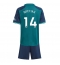 Maillot de football Réplique Arsenal Eddie Nketiah #14 Troisième Enfant 2023-24 Manche Courte (+ Pantalon court)