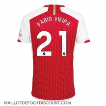 Maillot de football Réplique Arsenal Fabio Vieira #21 Domicile 2023-24 Manche Courte