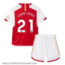 Maillot de football Réplique Arsenal Fabio Vieira #21 Domicile Enfant 2023-24 Manche Courte (+ Pantalon court)