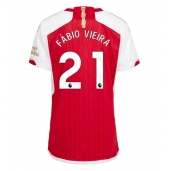 Maillot de football Réplique Arsenal Fabio Vieira #21 Domicile Femme 2023-24 Manche Courte