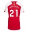 Maillot de football Réplique Arsenal Fabio Vieira #21 Domicile Femme 2023-24 Manche Courte