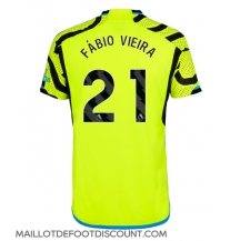 Maillot de football Réplique Arsenal Fabio Vieira #21 Extérieur 2023-24 Manche Courte