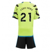 Maillot de football Réplique Arsenal Fabio Vieira #21 Extérieur Enfant 2023-24 Manche Courte (+ Pantalon court)