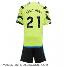 Maillot de football Réplique Arsenal Fabio Vieira #21 Extérieur Enfant 2023-24 Manche Courte (+ Pantalon court)