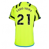 Maillot de football Réplique Arsenal Fabio Vieira #21 Extérieur Femme 2023-24 Manche Courte