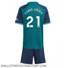 Maillot de football Réplique Arsenal Fabio Vieira #21 Troisième Enfant 2023-24 Manche Courte (+ Pantalon court)