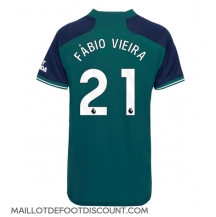 Maillot de football Réplique Arsenal Fabio Vieira #21 Troisième Femme 2023-24 Manche Courte