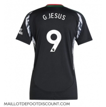 Maillot de football Réplique Arsenal Gabriel Jesus #9 Extérieur Femme 2024-25 Manche Courte