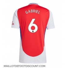 Maillot de football Réplique Arsenal Gabriel Magalhaes #6 Domicile 2024-25 Manche Courte