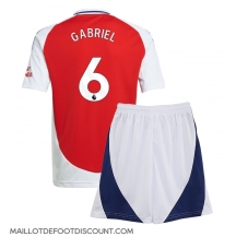 Maillot de football Réplique Arsenal Gabriel Magalhaes #6 Domicile Enfant 2024-25 Manche Courte (+ Pantalon court)