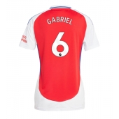 Maillot de football Réplique Arsenal Gabriel Magalhaes #6 Domicile Femme 2024-25 Manche Courte