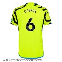 Maillot de football Réplique Arsenal Gabriel Magalhaes #6 Extérieur 2023-24 Manche Courte