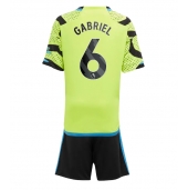 Maillot de football Réplique Arsenal Gabriel Magalhaes #6 Extérieur Enfant 2023-24 Manche Courte (+ Pantalon court)