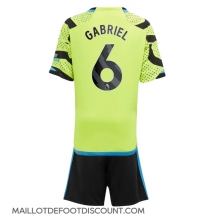 Maillot de football Réplique Arsenal Gabriel Magalhaes #6 Extérieur Enfant 2023-24 Manche Courte (+ Pantalon court)